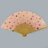[Storage bag missing] Folding fan (pink) "Animal Crossing" Club Nintendo point exchange