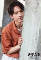 SixTONES / Hokuto Matsumura / Bust up / Costume Orange / Right Hand Wall / "Boys and then." Original Photos