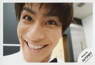 SixTONES / Shintaro Morimoto / Horizontal, Face Up, White Costume, Smile, Above Your Eyes / "Johnnys Jr. 8 / 8 Festival ~ Starting from Tokyo Dome ~" Selfie / Official Official photo
