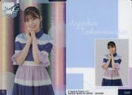 08R [Rare (hologram specifications)] : Ayaka Takamoto / Printing with signature / "Hyuga Saka 46 Twin Chocolate Wafers" Placard (limited to Lawson)