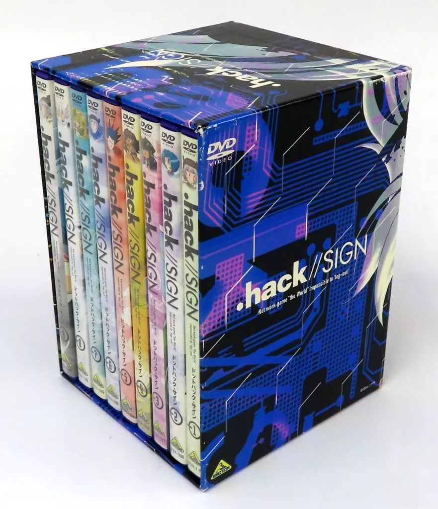 .hack//SIGN DVD 全9巻セット 駿河屋 -<中古>.hack//SIGN BOX付き全9巻セット（アニメ全般）