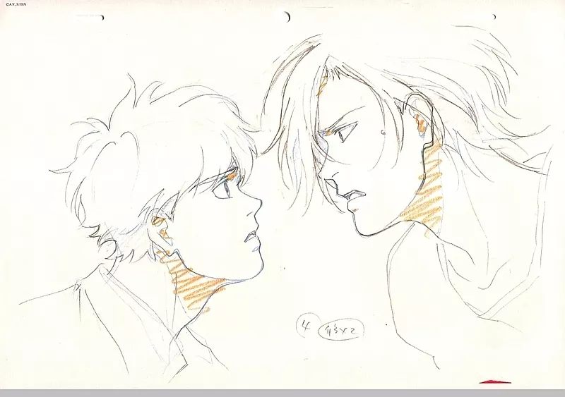 バナナフィッシュ 複製原画 2枚セットB オープニング2 バナナフィッシュ 複製原画 2枚セットB オープニング2 - メルカリ
