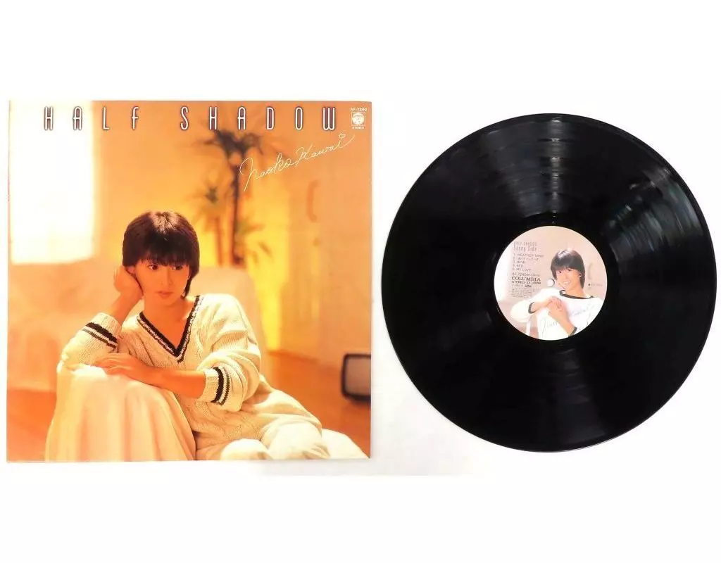 河合奈保子 HALF SHADOW 帯付きレコード 美品 河合奈保子 帯 LP ハーフ•シャドウ HALF SHADOW - メルカリ