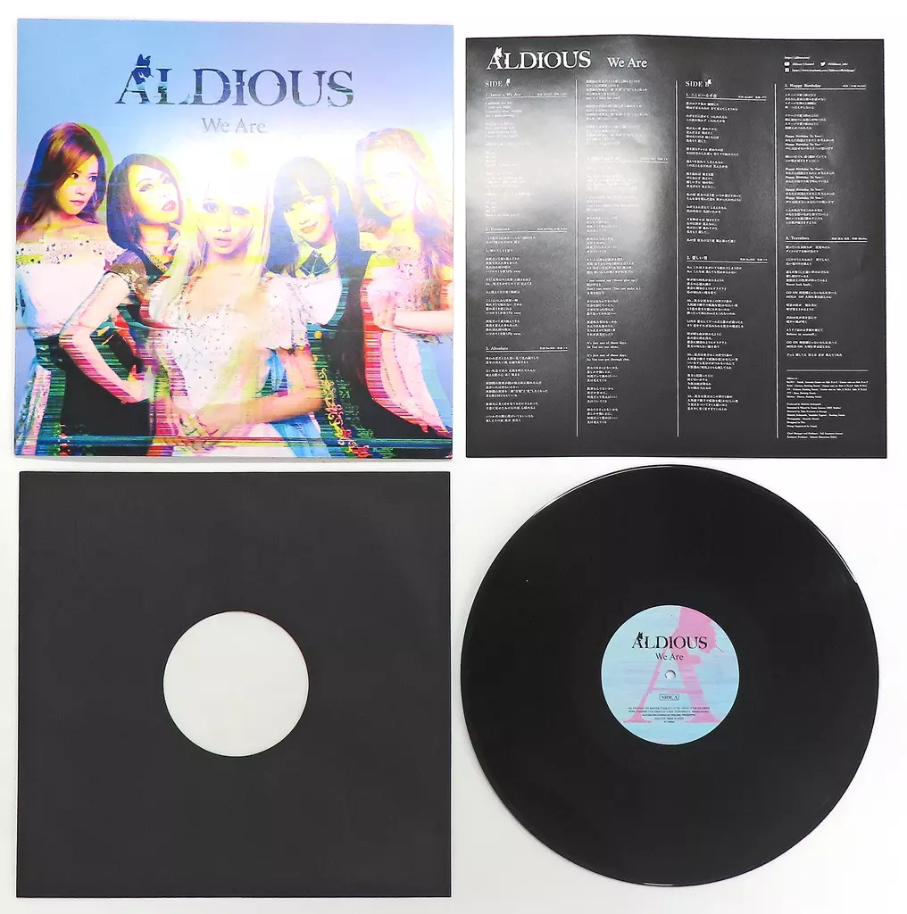 【希少】ALDIOUS We Are サイン入りレコード未開封品 希少】ALDIOUS We Are サイン入りレコード未開封品 希少