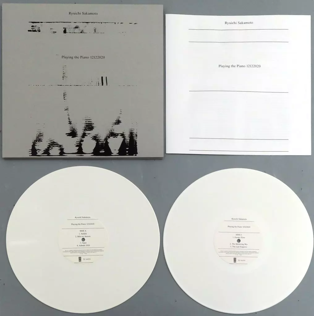 坂本龍一　Playing the Piano12122020レコード　ホワイト盤 坂本龍一 Ryuichi Sakamoto - Playing The Piano 12122020