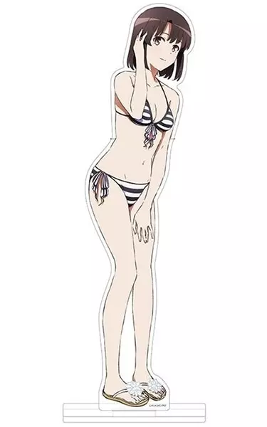 冴えない彼女の育てかた Fine 描き下ろしBIGアクリルスタンド　恵　水着 駿河屋 -<中古>加藤恵(水着) BIGアクリルスタンド 「冴えない彼女の