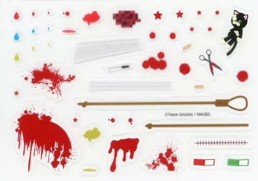 コープスパーティー デコれる⭐︎アクリルキーホルダーセット 篠崎あゆみ サチコ 駿河屋 -<中古>篠崎あゆみ＆篠崎サチコ デコれる☆アクキー(血の宿命と