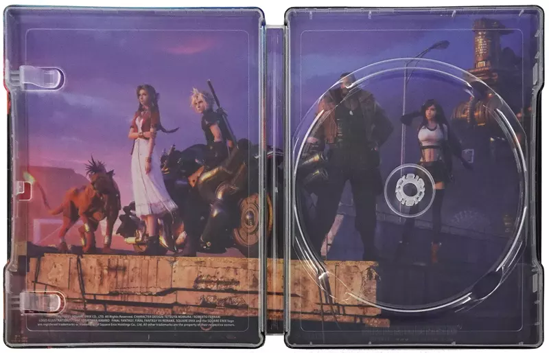 ユフィ＆ソノン ファイナルファンタジー スチールブックケース Final Fantasy VII Remake Intergrade Yuffie & Sonon Steelbook Case