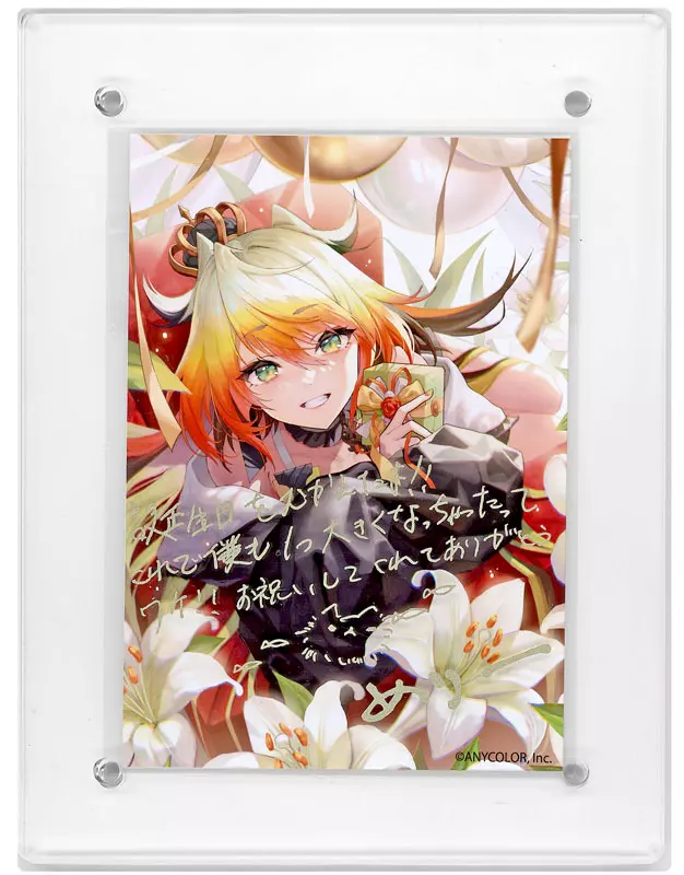 メリッサ　誕生日グッズ2021 にじさんじ メリッサ・キンレンカ アクリルパネル 誕生日記念グッズ