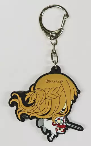 とれトレ SAO 「ふりむキメ」両面ラバーキーホルダー 全10種コンプ＋A賞 駿河屋 -<中古>アスナ 両面ラバーキーホルダー 「とれトレ