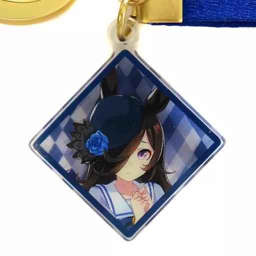 【希少品】ライスシャワー／ウマ娘 4th 公式 リボンキーホルダー ライスシャワー 公式リボンキーホルダー 希少品】ライスシャワー／ウマ