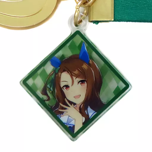 ウマ娘 キングヘイロー 4th 公式リボンキーホルダー 中古】雑貨 キングヘイロー 公式リボンキーホルダー 「ウマ娘