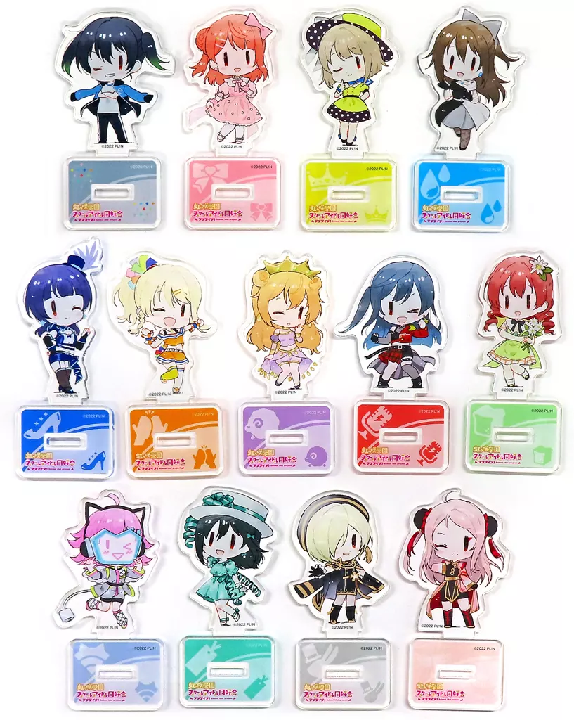 (画像更新中) 虹ヶ咲学園  ラブライブ くじ引き堂 ミニアクリルスタンド Anique Shop JAPAN