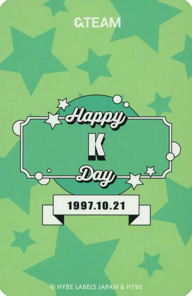 駿河屋 -<中古>K(＆TEAM) HAPPY K DAY BIRTHDAY KIT（その他）
