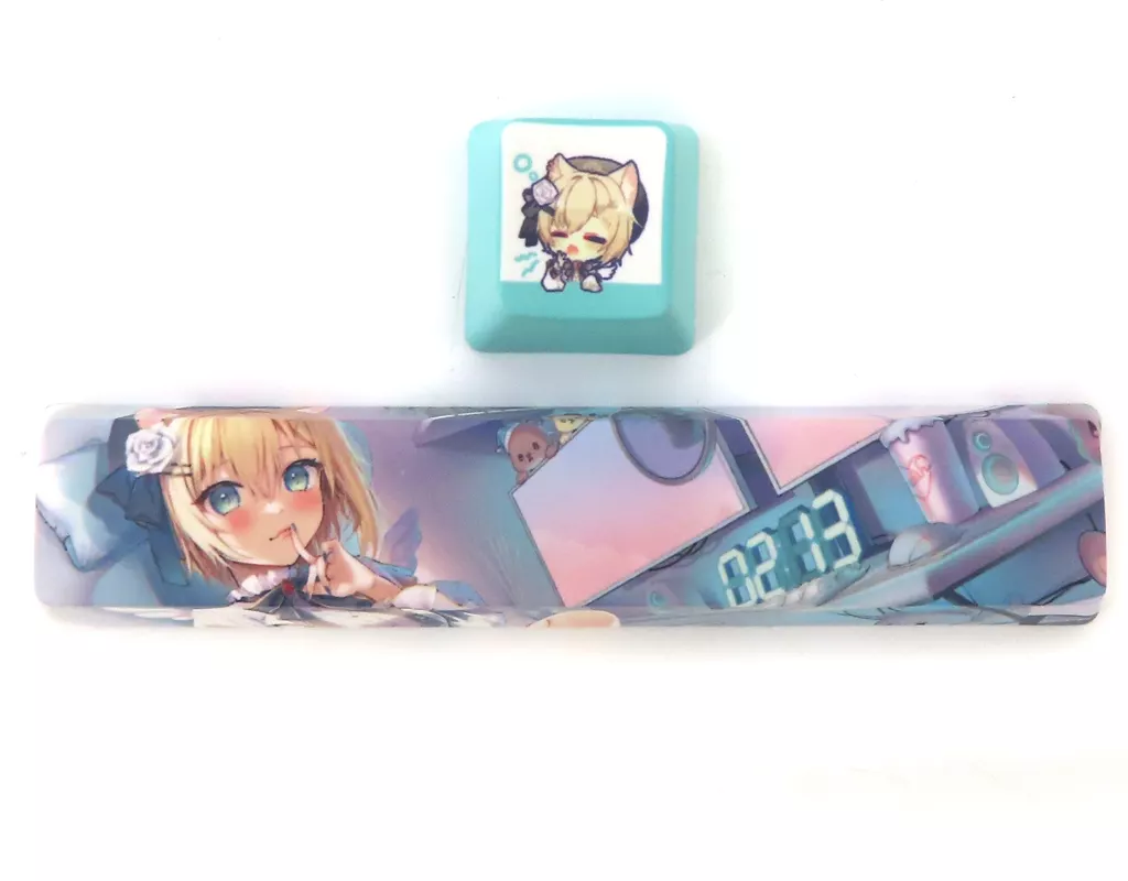 Kurumi Noa Edition VSPOiGEAR キーボード本体 VSPO! GEAR Kurumi Noa Edition Gaming Keyboard 1st Ed w/ Keycaps