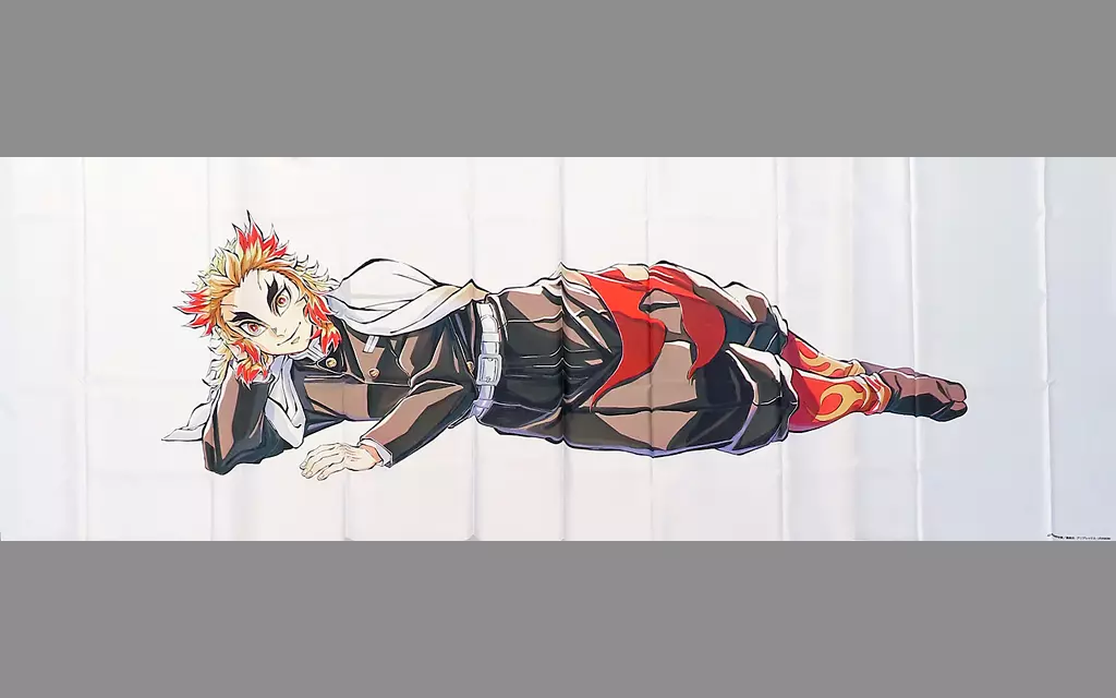 鬼滅の刃 煉獄杏寿郎 C104 寝そべりセット　フルセット　特典うちわつき Amazon.co.jp: 鬼滅 コミケ 寝そべり 煉獄杏寿郎 宇髄天元 購入特典