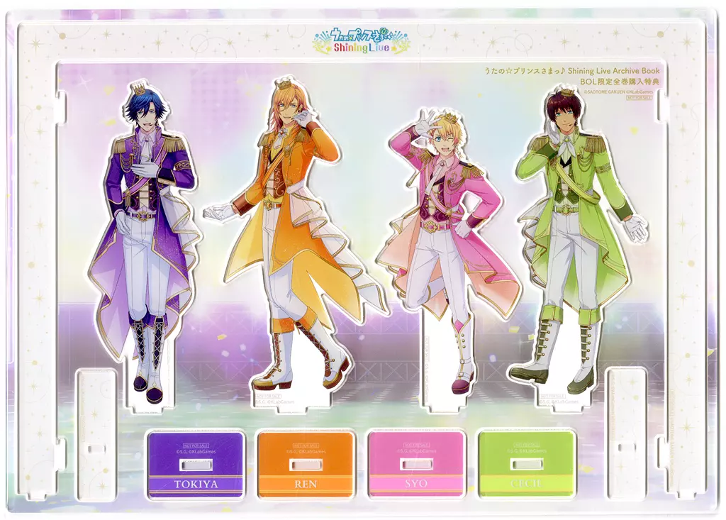 Shining Live 背景付き アクリルスタンド11体セット 駿河屋 -<中古>集合 背景付きアクリルスタンド11体セット 「うたの