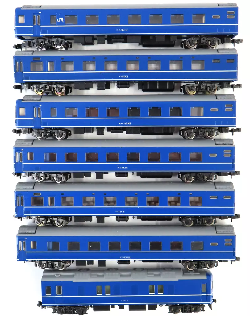 駿河屋 -<中古>1/150 国鉄 24系24形 特急寝台客車セット(7両セット