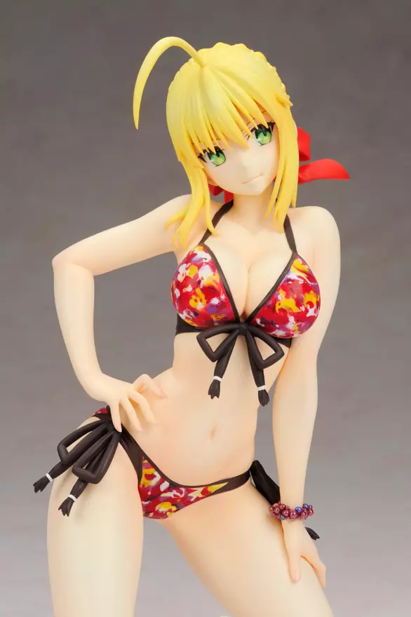 駿河屋 -<中古>セイバーエクストラ 水着Ver. 「Fate/EXTRA」 1/6 PVC製