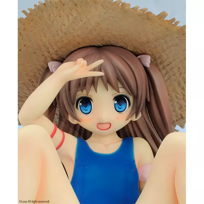 ものべの　水着　フィギュア　すみ　夏葉 駿河屋 -【アダルト】<中古>[特典付き] 沢井夏葉 にゃーにゃースク水