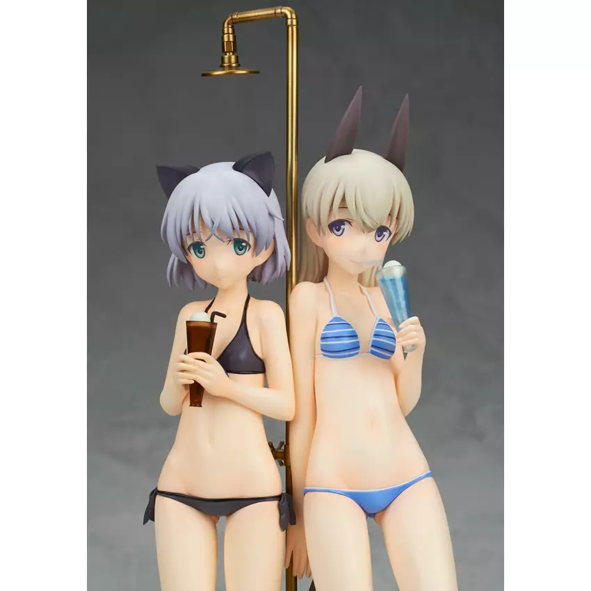 値上げ予定ストライクウィッチーズ2 サーニャ＆エイラ 水着Ver. 1/8 駿河屋 -<中古>サーニャ＆エイラ 水着Ver. 「ストライクウィッチーズ2