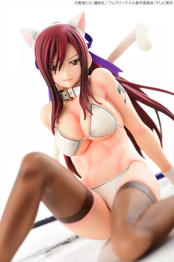 フェアリーテイル エルザ 白猫 オルカトイズ フィギュア FIG]エルザ・スカーレット・黒猫Gravure_Style FAIRY TAIL(フェアリー