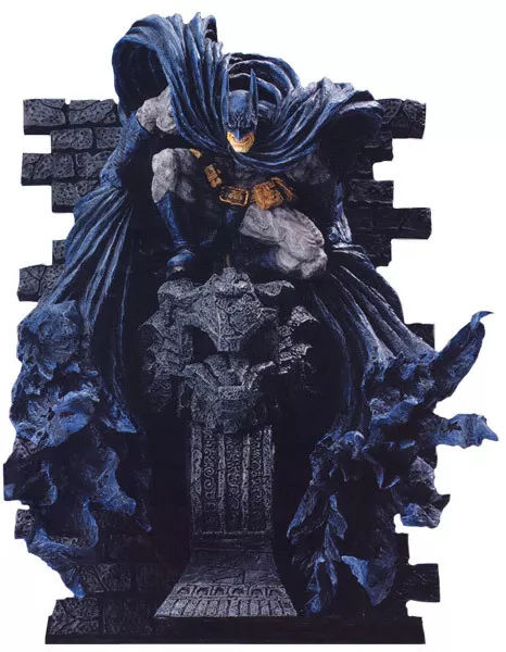 駿河屋 -<中古>ARTFX ルームガーゴイル バットマン 「バットマン」 PVC