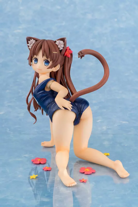 ものべの　夏葉　スク水　フィギュア 駿河屋 -【アダルト】<中古>[特典付き] 沢井夏葉 にゃーにゃースク水