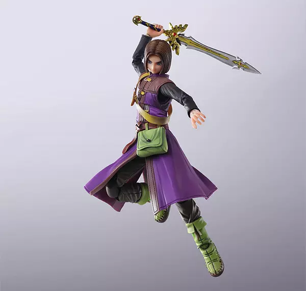 ドラゴンクエスト ブラッグアーツ 限定メタルスライムバージョン　勇者　フィギュア 駿河屋 -<中古>BRING ARTS 主人公 メタルスライムVer