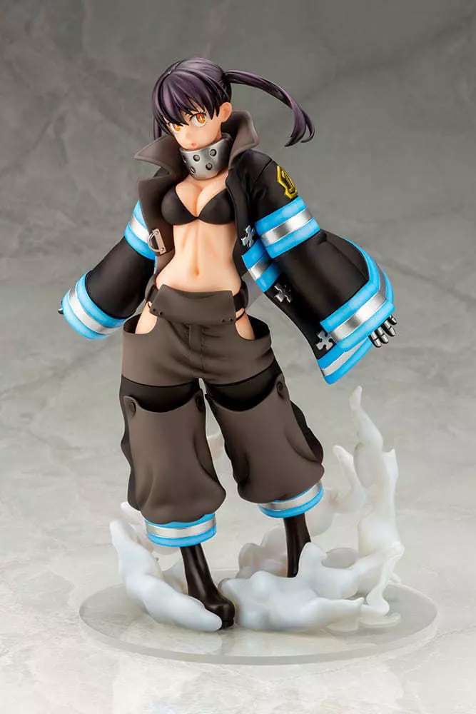 コトブキヤ 限定特典ネコマタエフェクトパーツ付 炎炎ノ消防隊 環古達 フィギュア ARTFX J 環 古達（再生産）｜コトブキヤショップ限定特典「ネコマタ