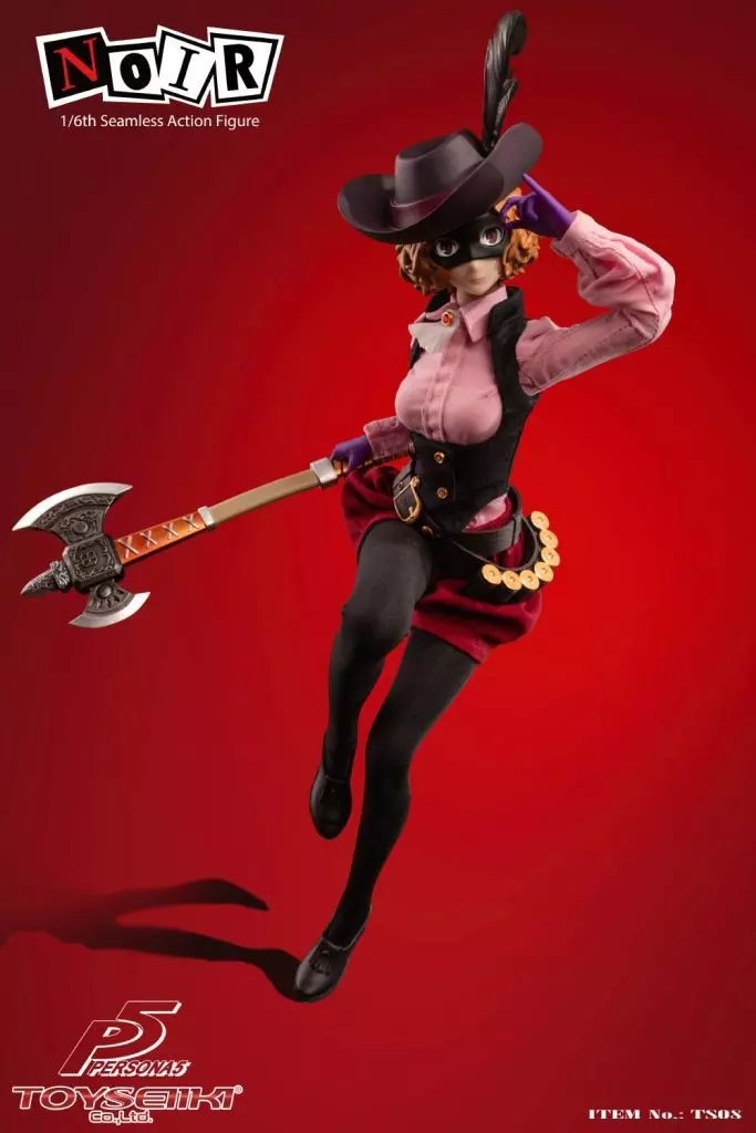 ノワール(奥村春) 「ペルソナ5」 1/6 シームレスアクションフィギュア 駿河屋 -<中古>ノワール(奥村春) 「ペルソナ5」 1/6 シームレス