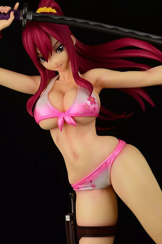 FAIRY TAIL エルザ・スカーレット 水着 桜 フィギュア Amazon | FAIRY TAIL エルザ・スカーレット・水着Gravure_Style 1/6