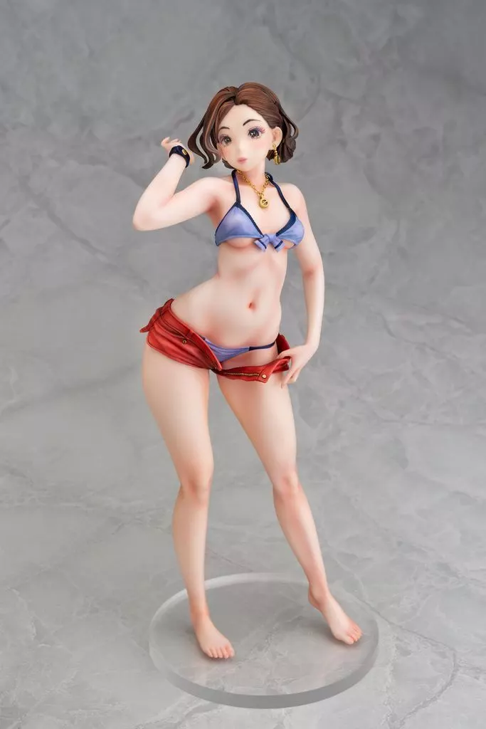 ダイキ工業 岸見栄子 営業先でムチッと海水浴ver. 1/6 完成品フィギュア 岸 見栄子 営業先でムチッと海水浴ver. - ダイキ工業