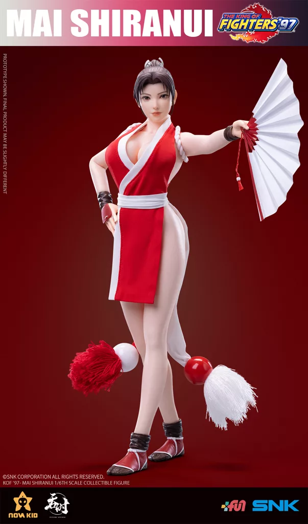1/6【不知火舞】 ザ・キング・オブ・ファイターズ ’97 ※訳あり品 駿河屋 -<中古>不知火舞 「ザ・キング・オブ・ファイターズ'97」 1/6