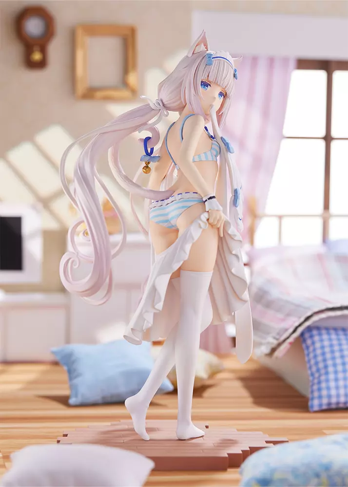 駿河屋 -<中古>バニラ ～着替えのひと時～ 「ネコぱら」 1/7 塗装済み