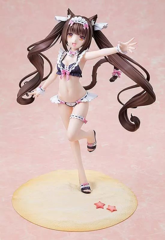 ネコぱら ショコラ＆バニラ メイド水着ver. KADOKAWAスペシャルセット フィギュア: 【限定特典付き】 ネコぱら ショコラ＆バニラ