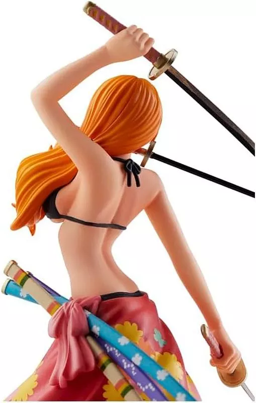 ONE PIECE フィギュア 三刀流スタイル ナミ ナミが〝三刀流〟の剣士に…!?『ONE PIECE magazine』〝夢の一枚〟新作