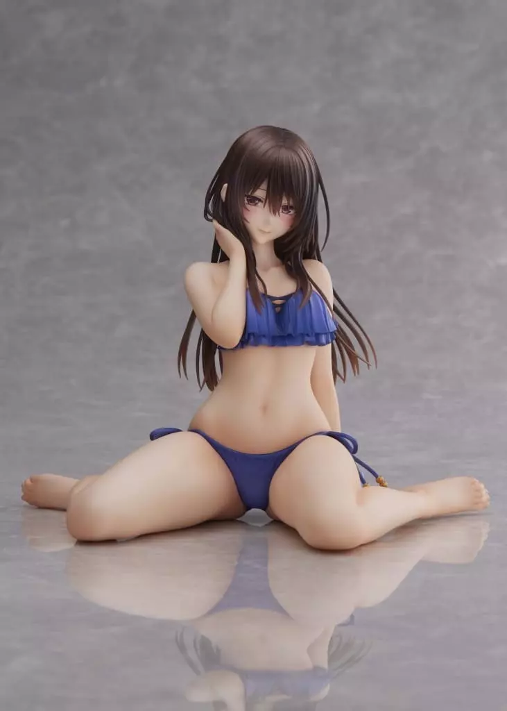 水澄華実 あみあみ限定版 「はにかみ、彼女は恋をする」 1/7 はにかみ、彼女は恋をする 水澄華実 1/7 完成品フィギュア＜GOLDENHEAD