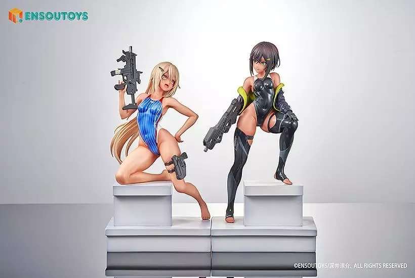 ARMS NOTE フィギュア 水泳部の部長ちゃん&コウハイちゃんセット ARMS NOTE』 水泳部の部長ちゃんとコウハイちゃんセット