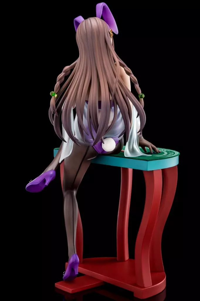 聖剣学院の魔剣使い エルフィーネ・フィレット 花紫のバニーフィギュア 聖剣学院の魔剣使い」バニーガール衣装のブラをめくると… エル