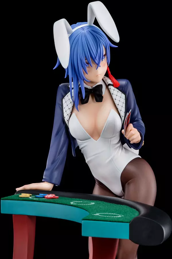 聖剣学院の魔剣使い バニーフィギュアwithぺろりシステム 4点セット 駿河屋 -【アダルト】<新品/中古>咲耶・ジークリンデ 瑠璃紺の