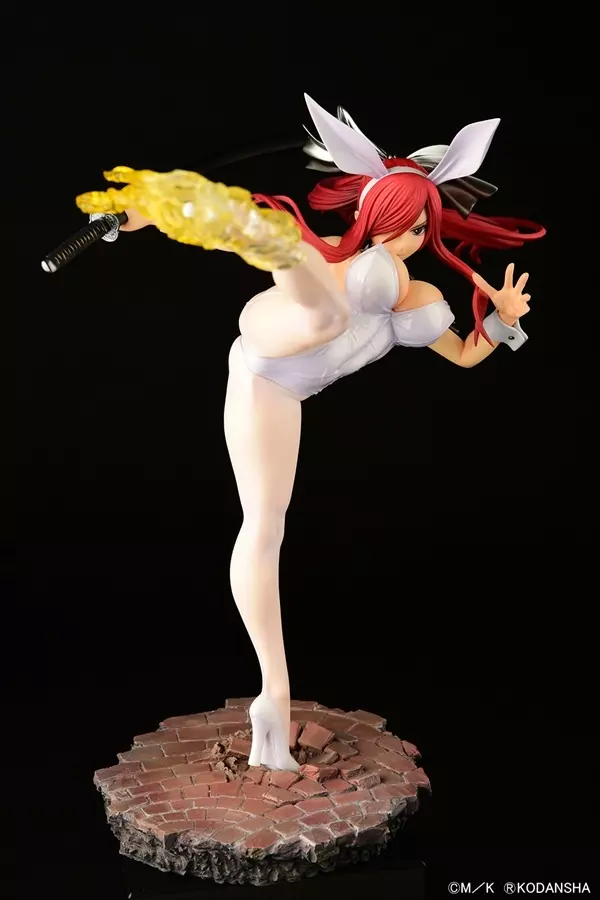 【新品未開封】FAIRY TAIL エルザ・スカーレット ハイキックver.白兎 駿河屋 -<中古>エルザ・スカーレット ハイキックver. 白兎 「FAIRY