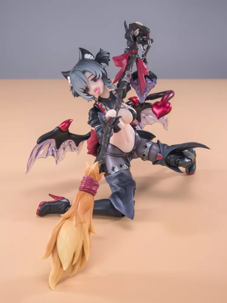 見習魔女・星川猫猫　アクションフィギュア　黒髪Ver. 駿河屋 -【アダルト】<中古>見習魔女・星川猫猫 黒髪Ver. 1/12