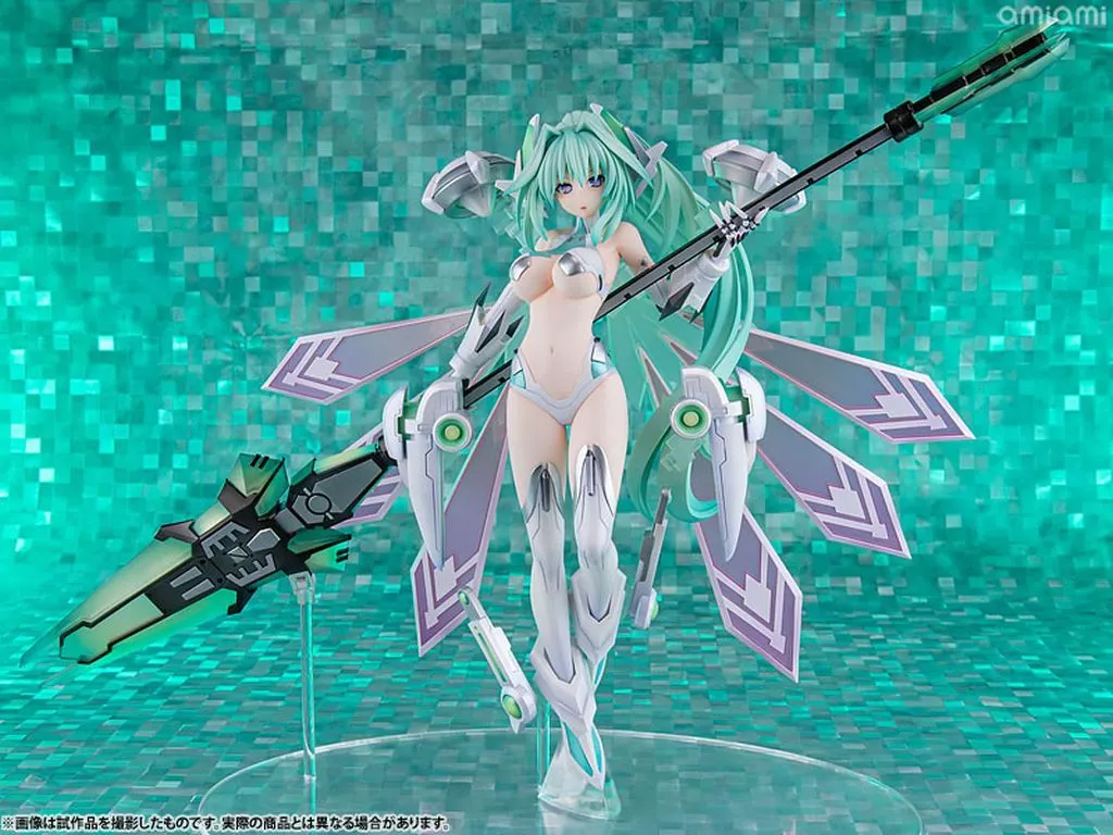 超次元ゲイムネプテューヌ グリーンハート フィギュア 開封済み 美品 開封品】超次元ゲイム ネプテューヌ グリーンハート 1/7 完成品