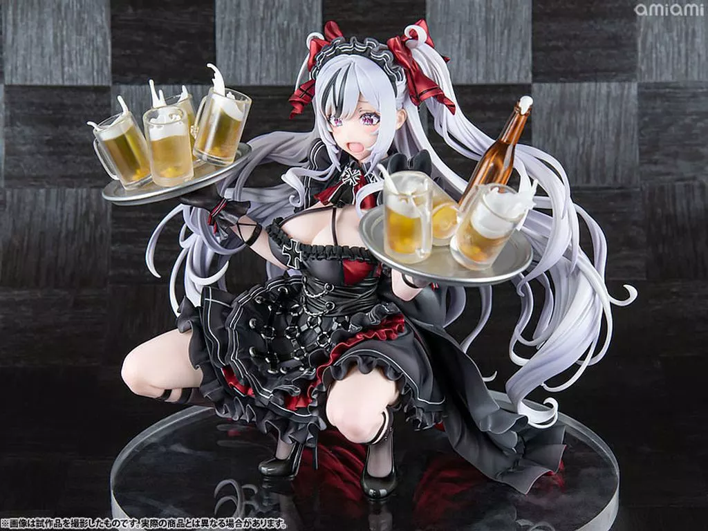 あみあみ限定版⭐️アズールレーン エルベ 見せ場訪れず？ 1/7 完成品フィギュア 1/7スケールフィギュア アズールレーン エルベ 見せ場訪れず