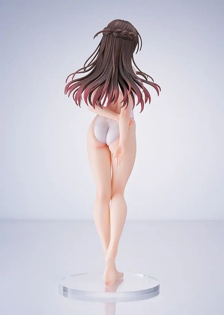 【超メルカリ市限定】彼女、お借りします　水原千鶴 桃色ラインの競泳水着Ver. 彼女.お借りします」 水原千鶴 桃色ラインの競泳水着ver. AMAKUNI