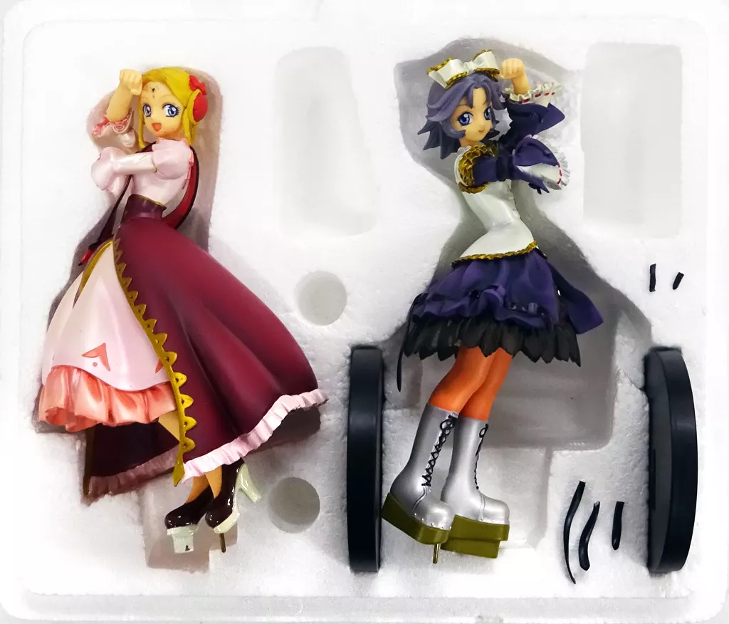 フィギュア　[破損品] シャイン・ハウゼン ＆ ラトゥーニ・スゥボータ Twinkle Dang・Sing= Set 「スーパーロボット大戦OG」 1/8 コールドキャスト製塗装済完成品 最強造形2007 5th ANNIVERSARY phase1限定 駿河屋 -<中古>[破損品/ランクB] シャイン・ハウゼン