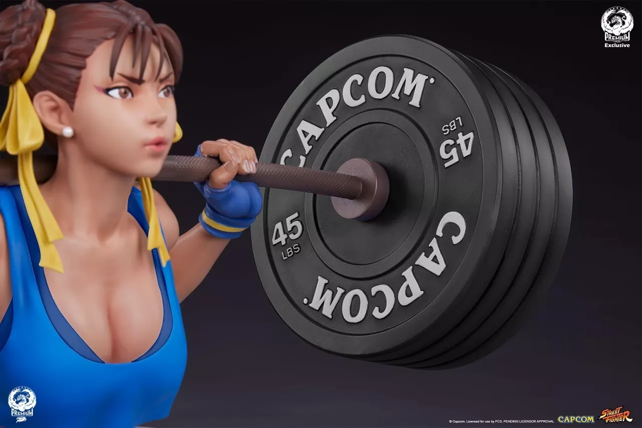 ストリートファイター Pcsチュン・リー 春麗 重量挙げ スタチュー フィギュア ストリートファイター Pcsチュン・リー 春麗 重量挙げ スタチュー