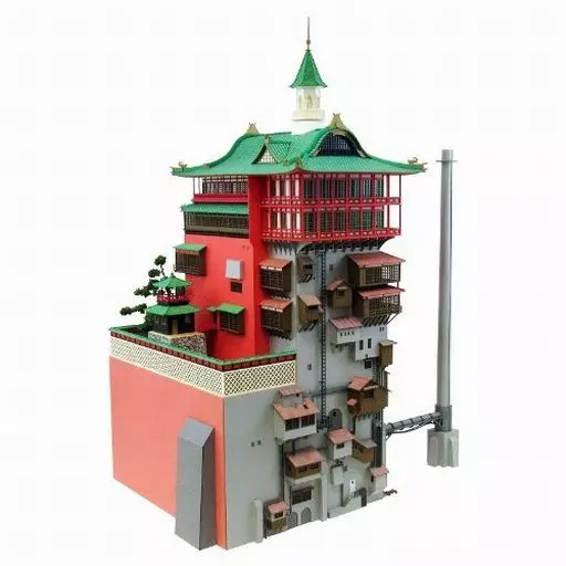 駿河屋 -<中古>模型 1/150 油屋 「千と千尋の神隠し」 みにちゅ