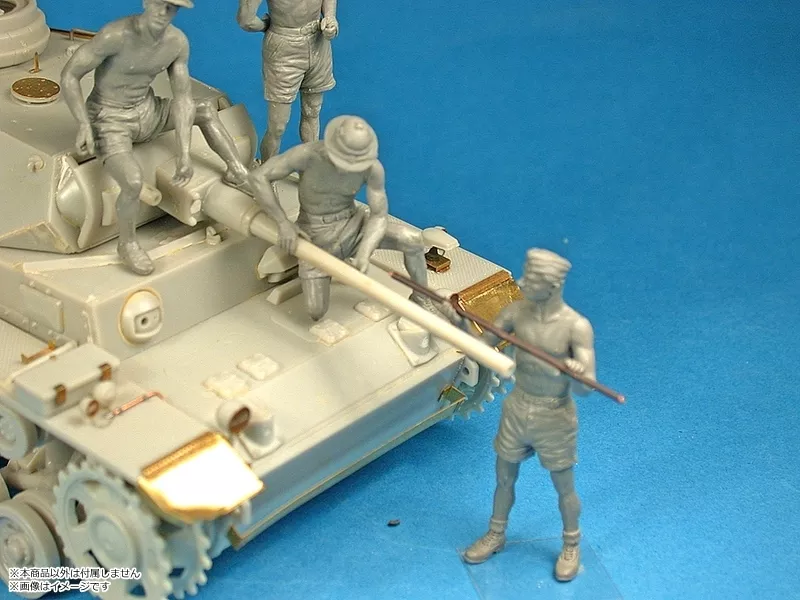 駿河屋 -<中古>1/35 ドイツ戦車兵アフリカ兵団フィギュアセット5体入